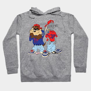 90s bros bunny Hoodie